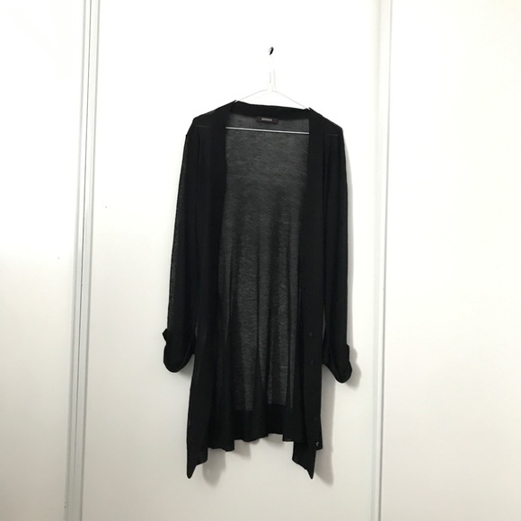 Kerisma Black Knit Button Up Cardigan - Picture 2 of 6